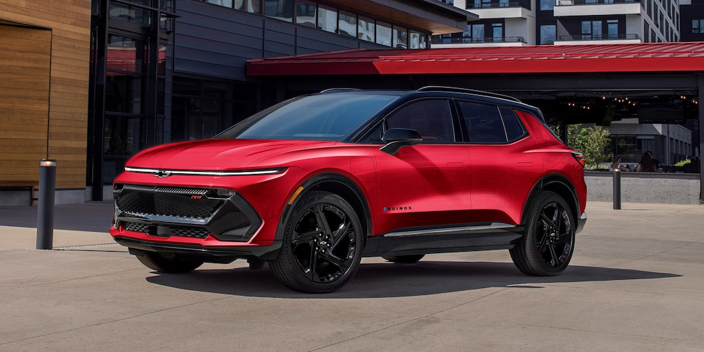 Nueva Chevrolet Equinox EV 2024 SUV eléctrica deportiva, diseño futurista