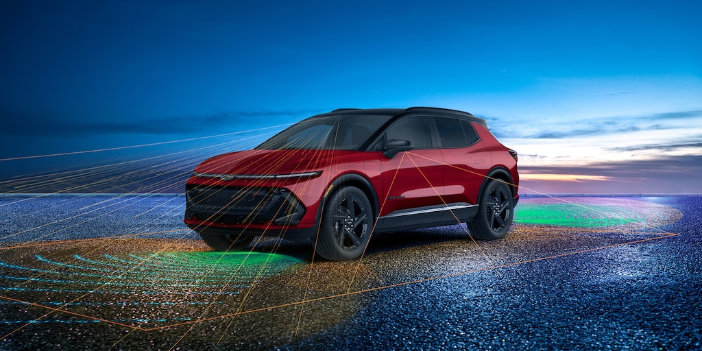 Nueva Chevrolet Equinox EV 2024 SUV eléctrica deportiva con sistema de seguridad activa Chevy Safety Assist